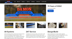 Desktop Screenshot of damonmechanical.com