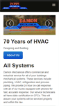 Mobile Screenshot of damonmechanical.com